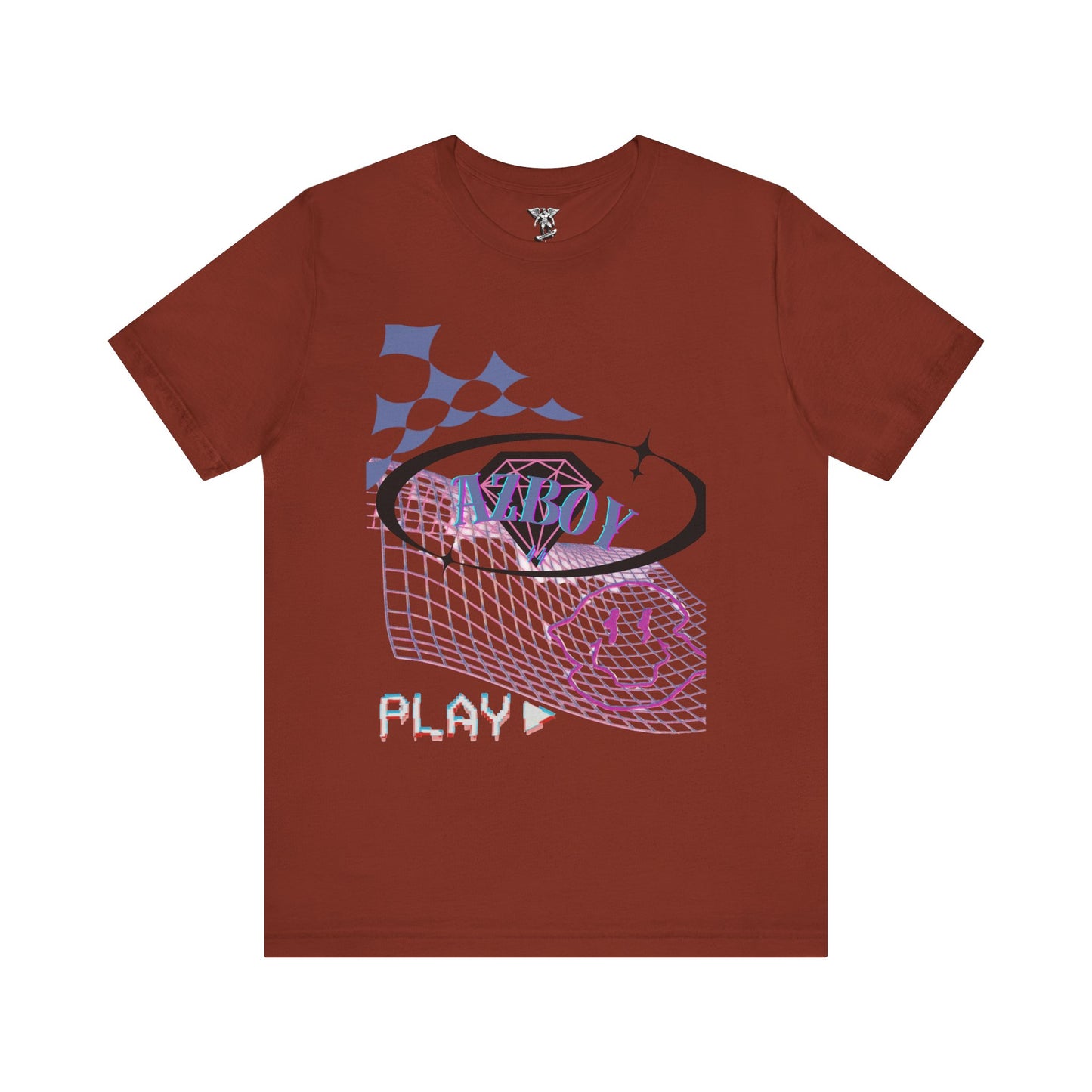 Retro 'AZBOY' Graphic Tee — Vintage-Inspired Jersey T-Shirt