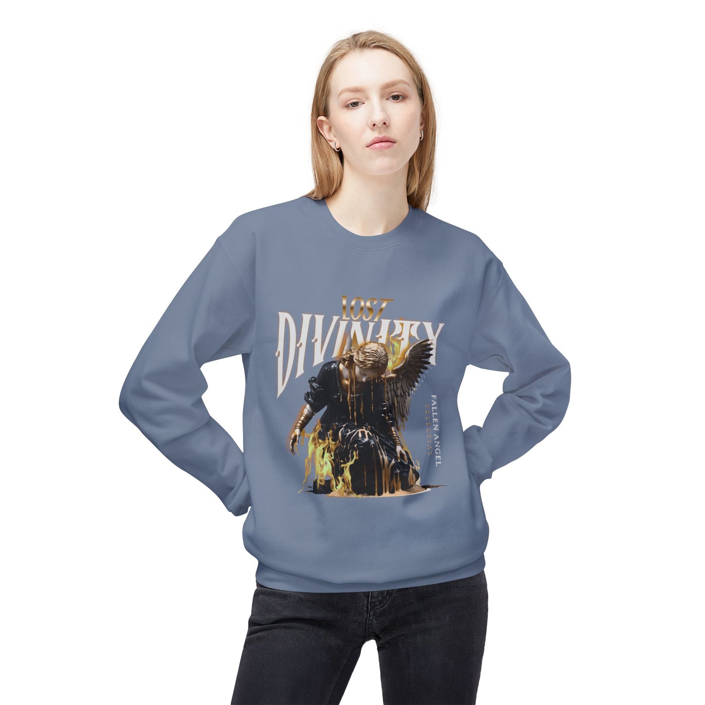 Fleece Sweatshirt - Stylish Unisex Graphic Design for Casual Outings and Cozy Evenings