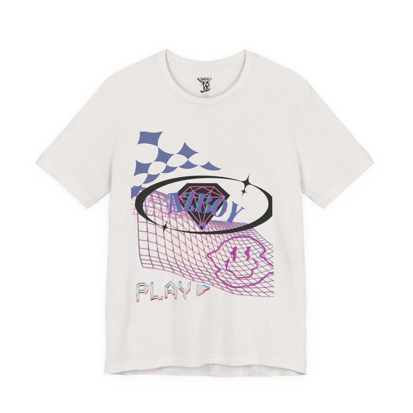 Retro 'AZBOY' Graphic Tee — Vintage-Inspired Jersey T-Shirt