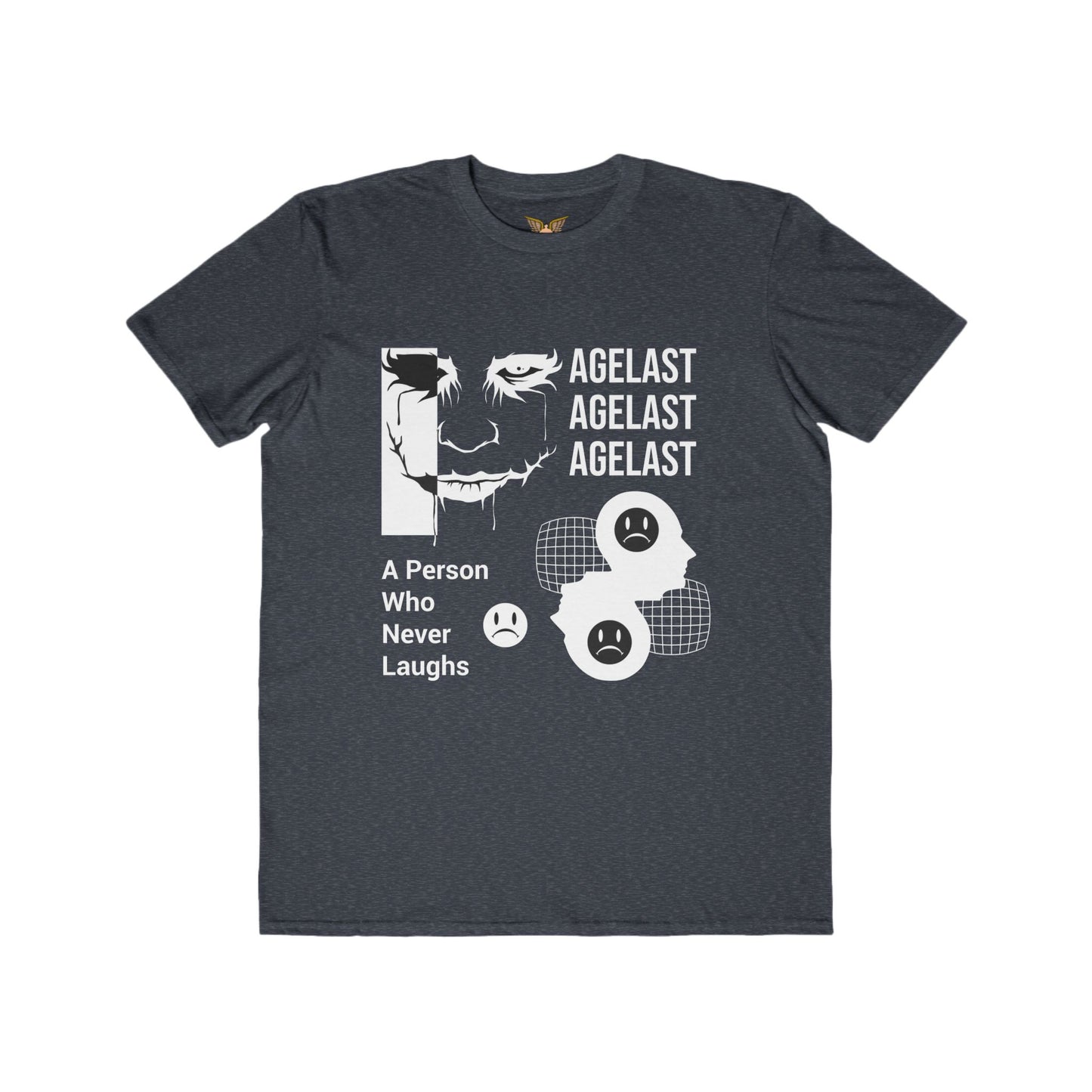 Graphic Tee - 'A Person Who Never Laughs' - Men's Fashion