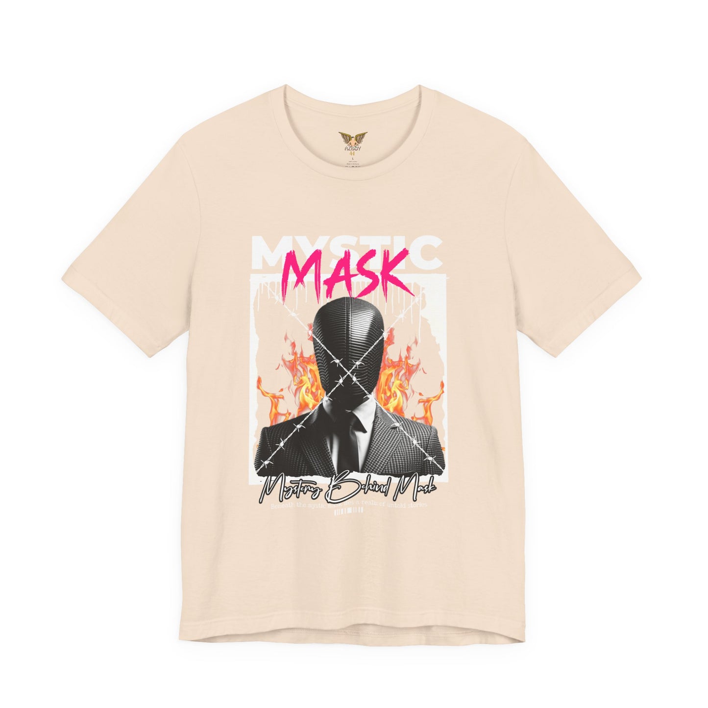 Unisex Graphic Tee with 'MASK' Design - Perfect for Halloween and Movie Nights