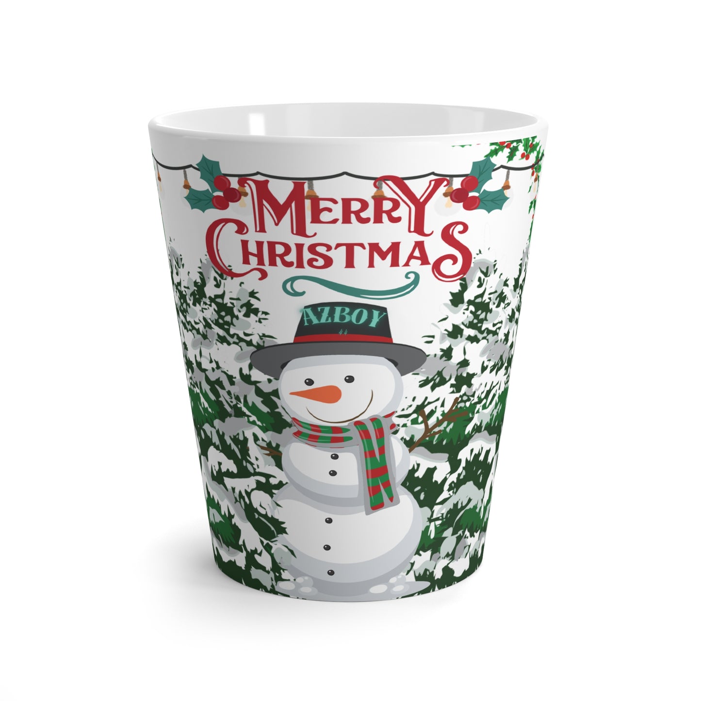 AZBOY snowman (Latte Mug)