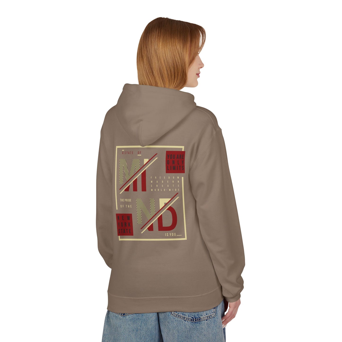 Mindset Motivational Streetwear Fleece Hoodie