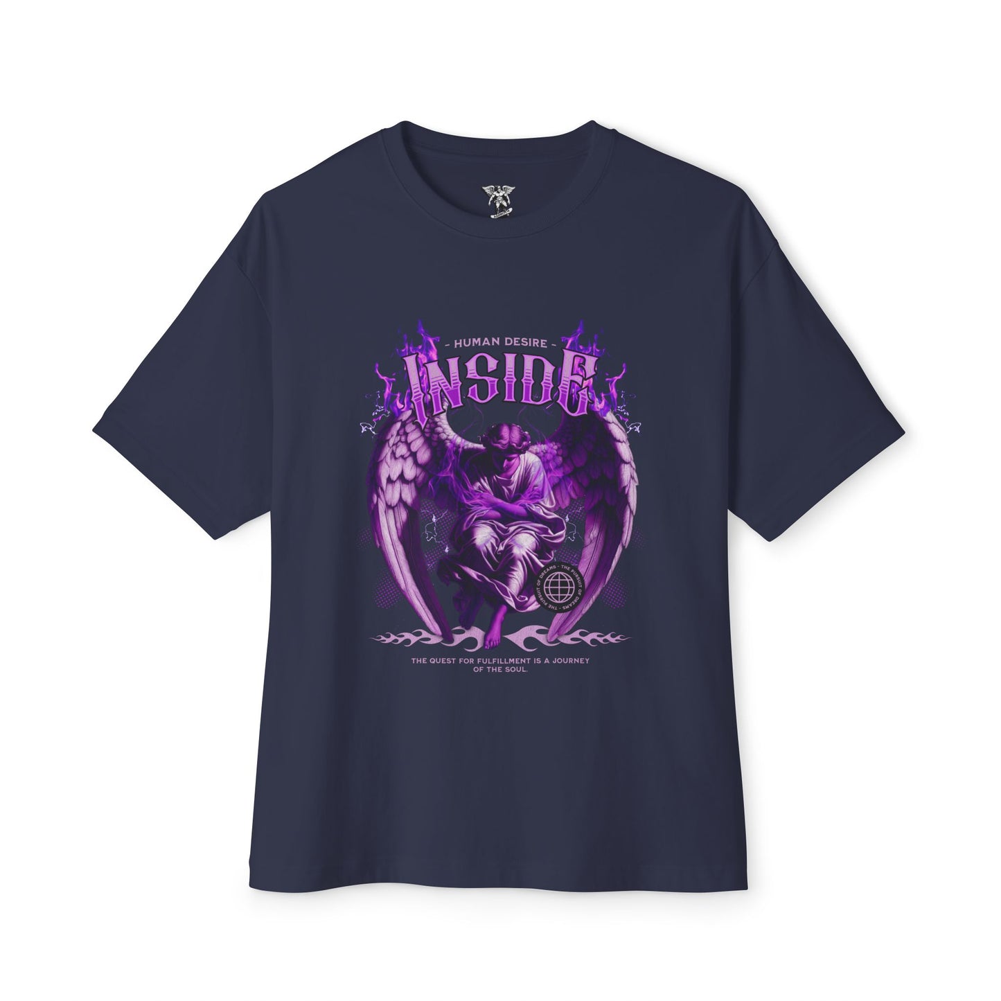Angel-Inspired Oversized Boxy Tee — Aesthetic Streetwear
