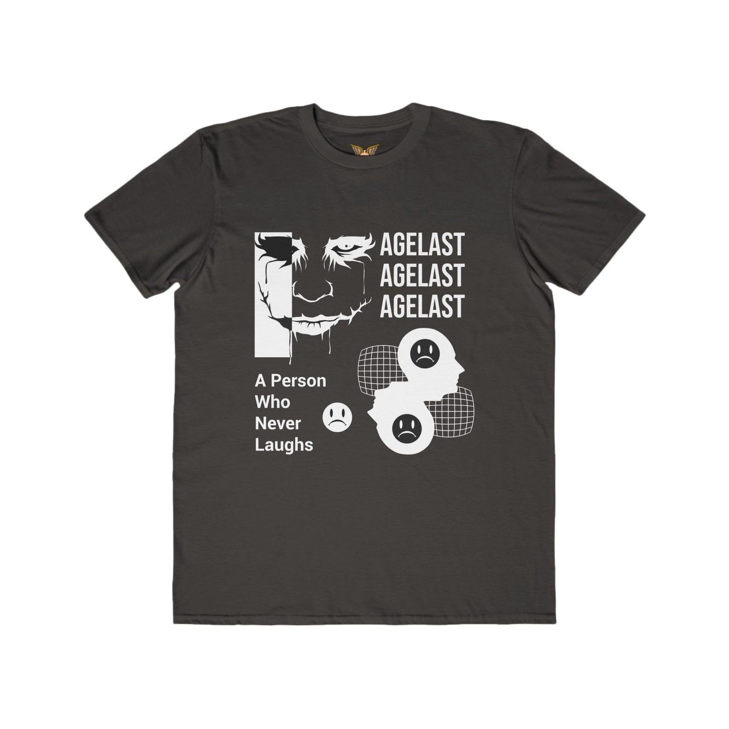 Graphic Tee - 'A Person Who Never Laughs' - Men's Fashion