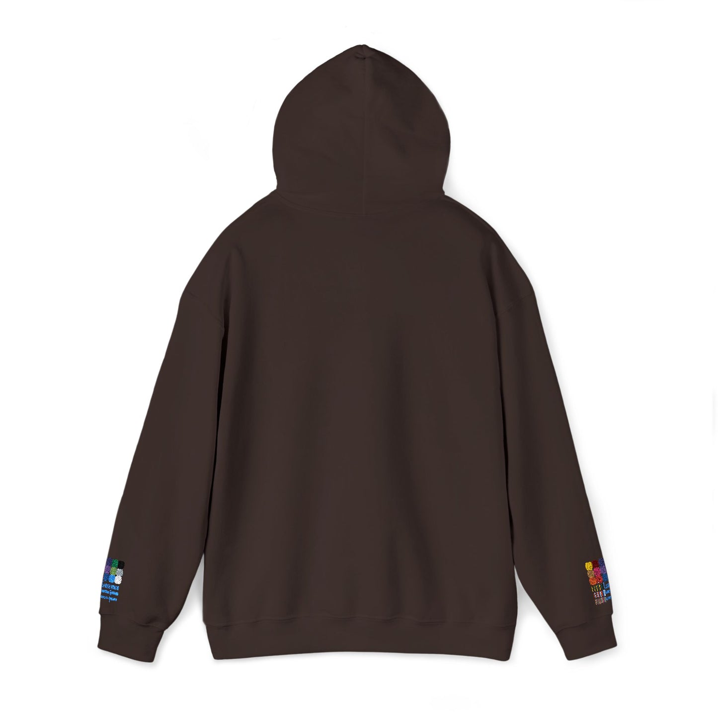 Floral Deer Chest Hoodie — Minimal Botanical Buck Graphic Sweatshirt