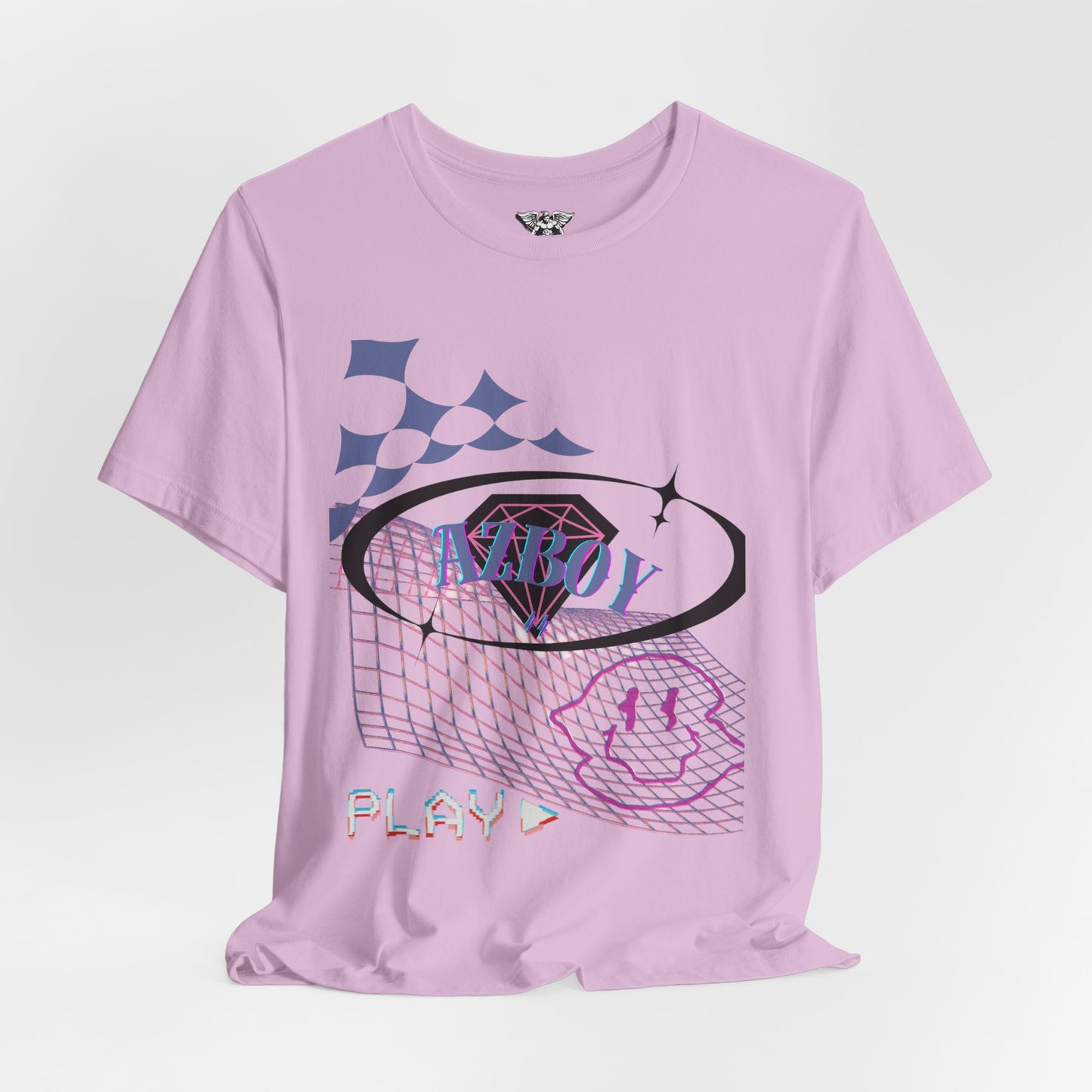 Retro 'AZBOY' Graphic Tee — Vintage-Inspired Jersey T-Shirt