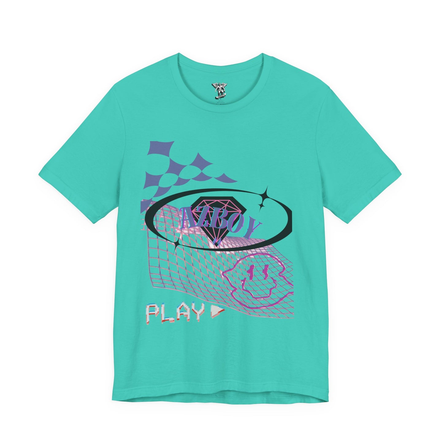 Retro 'AZBOY' Graphic Tee — Vintage-Inspired Jersey T-Shirt