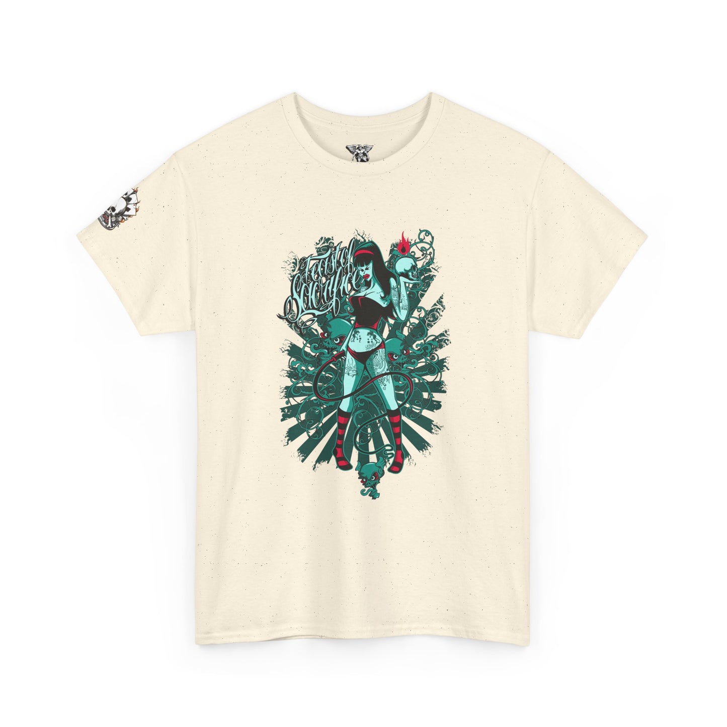 Gothic Graphic Tee, Comfortable Streetwear, Edgy Casual Wear, Perfect for Concerts, Unisex Fashion