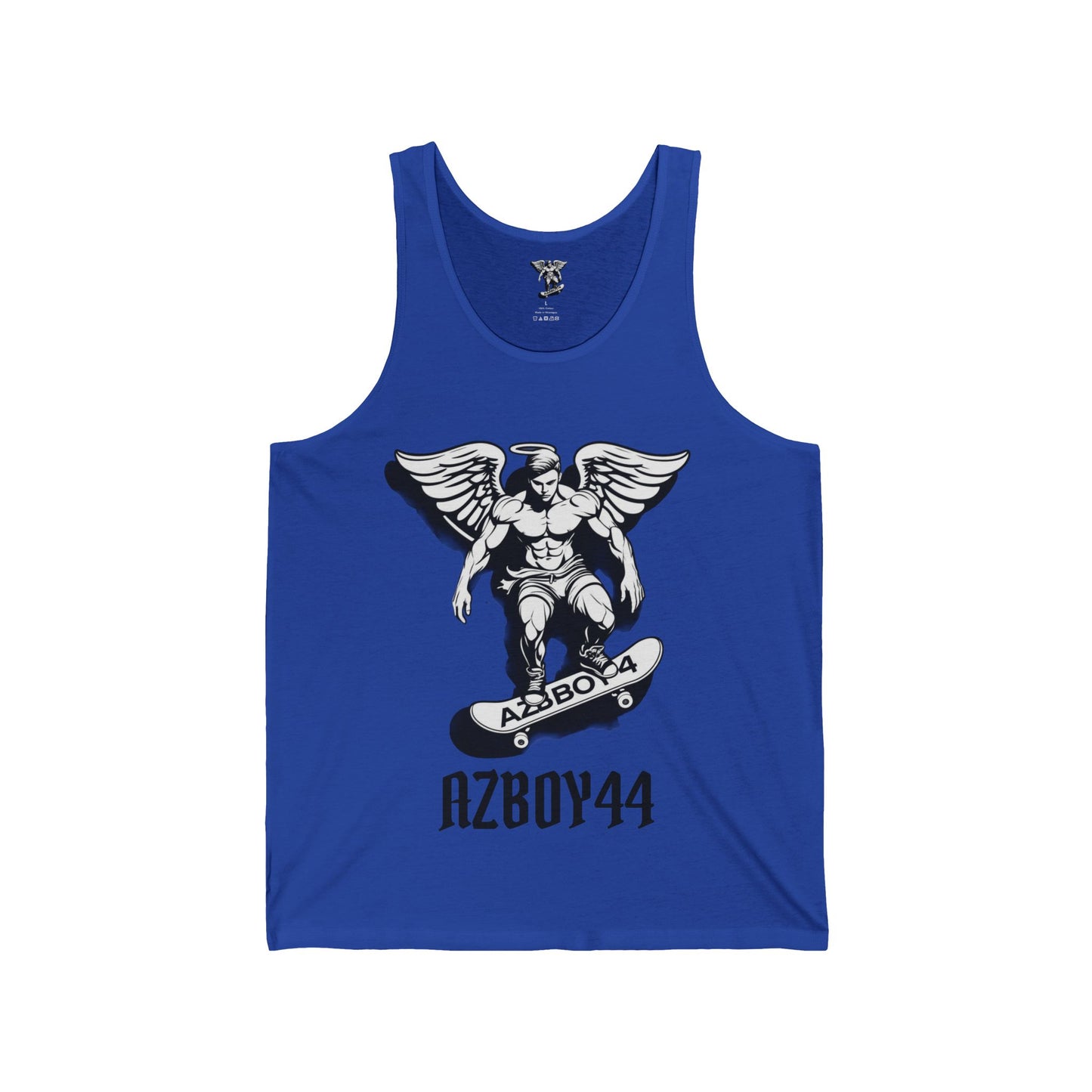AZBOY44 Skateboarder Graphic Tank