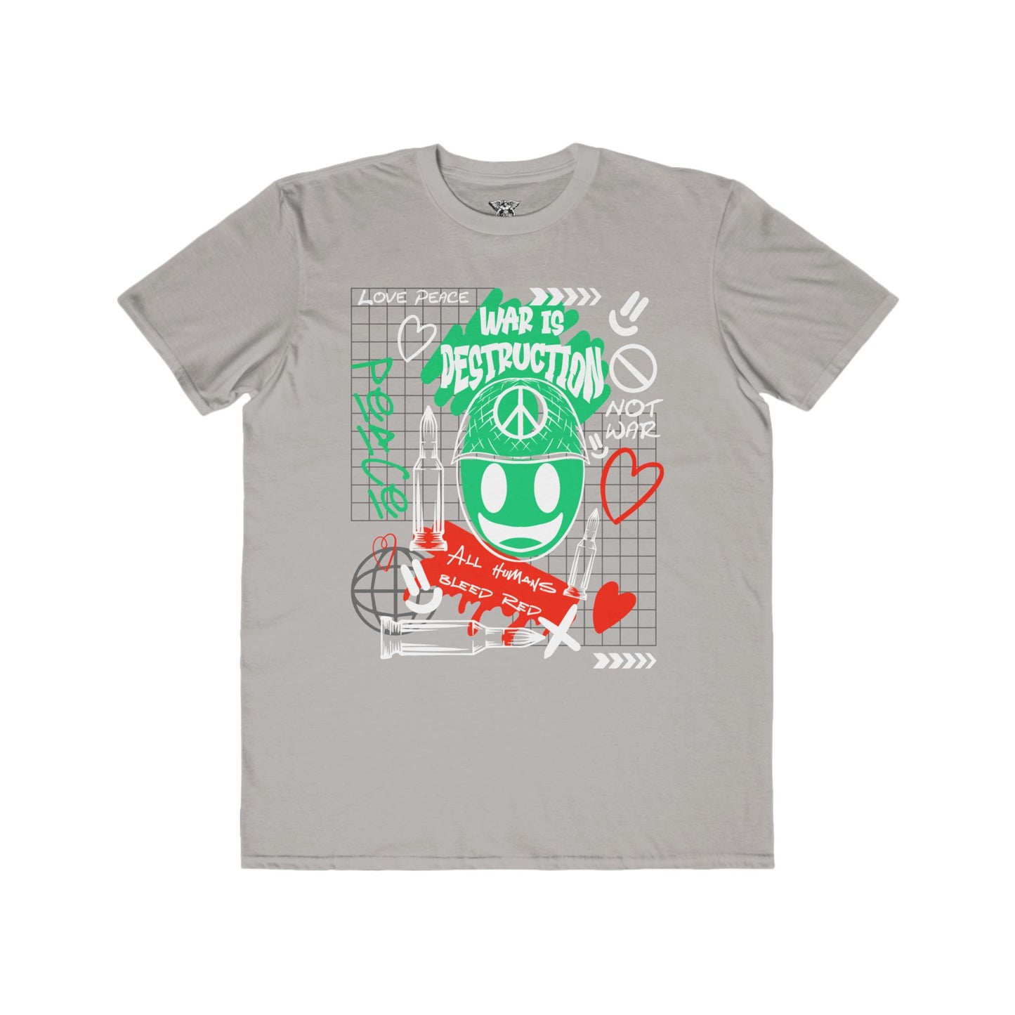 Peace & Love Men's Graphic Tee — Summer Casual Fashion