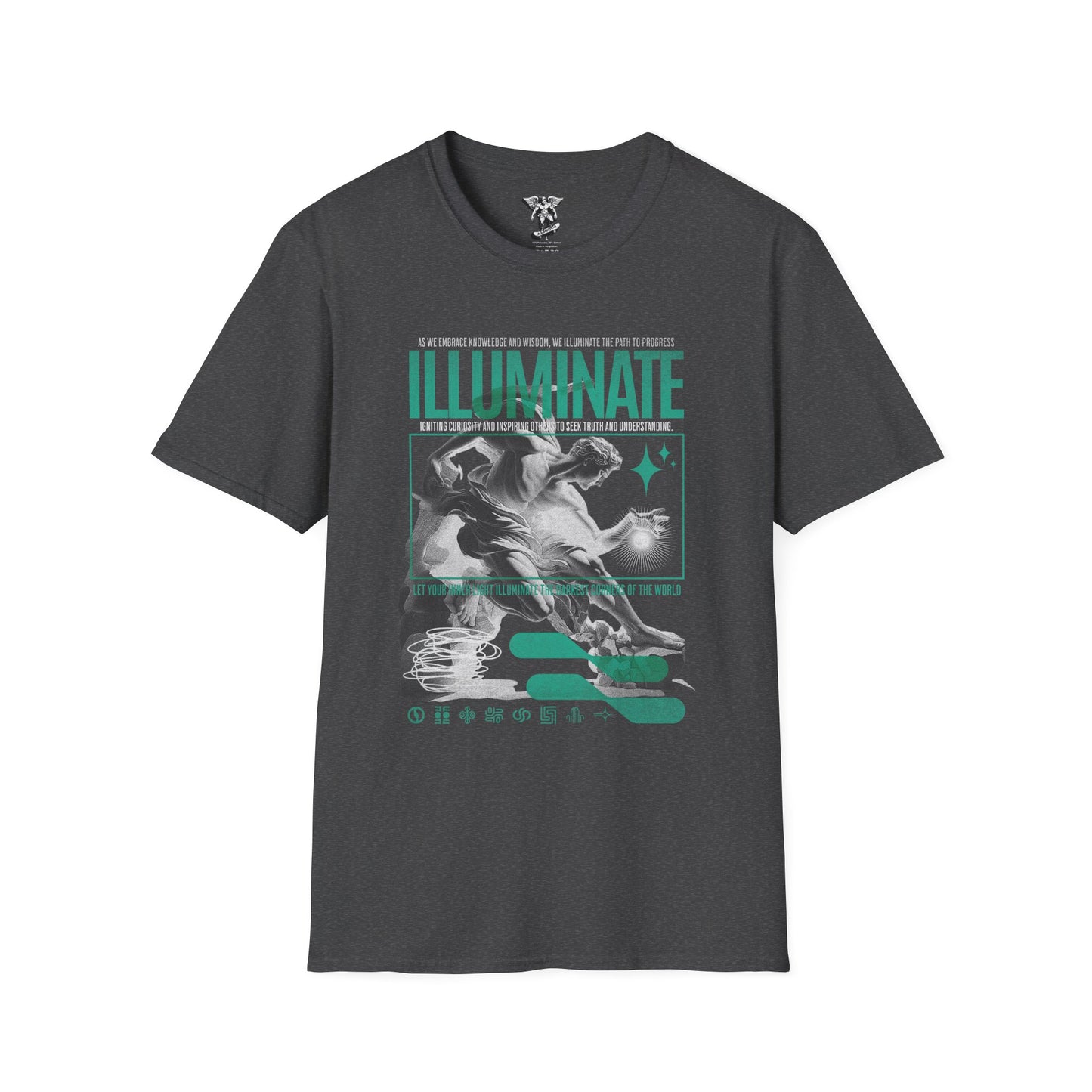 Illuminate Surfer Graphic T-Shirt — Coastal Surf & Skate Vibe