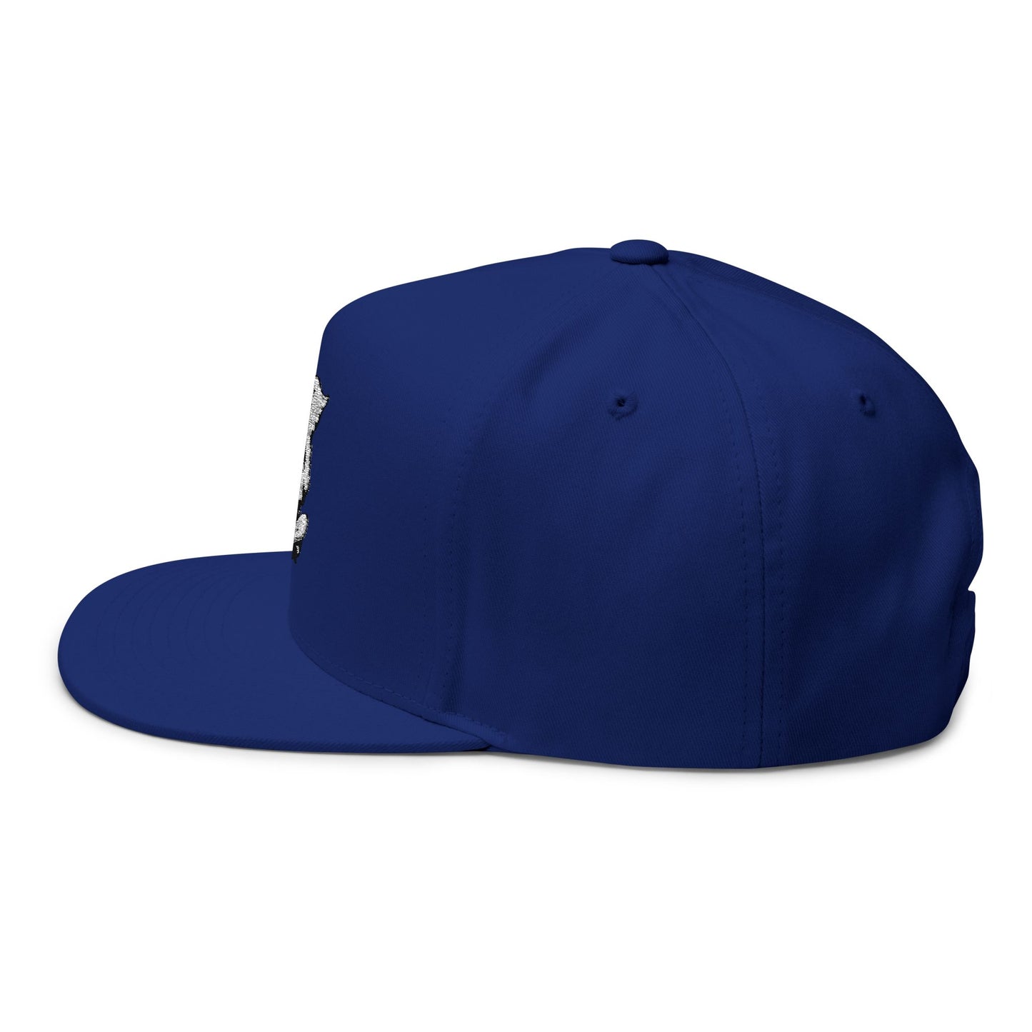 Skateboarding Flat Bill Cap (Embroidery) - AZBOY Angel Design, Snapback Hat for Skaters