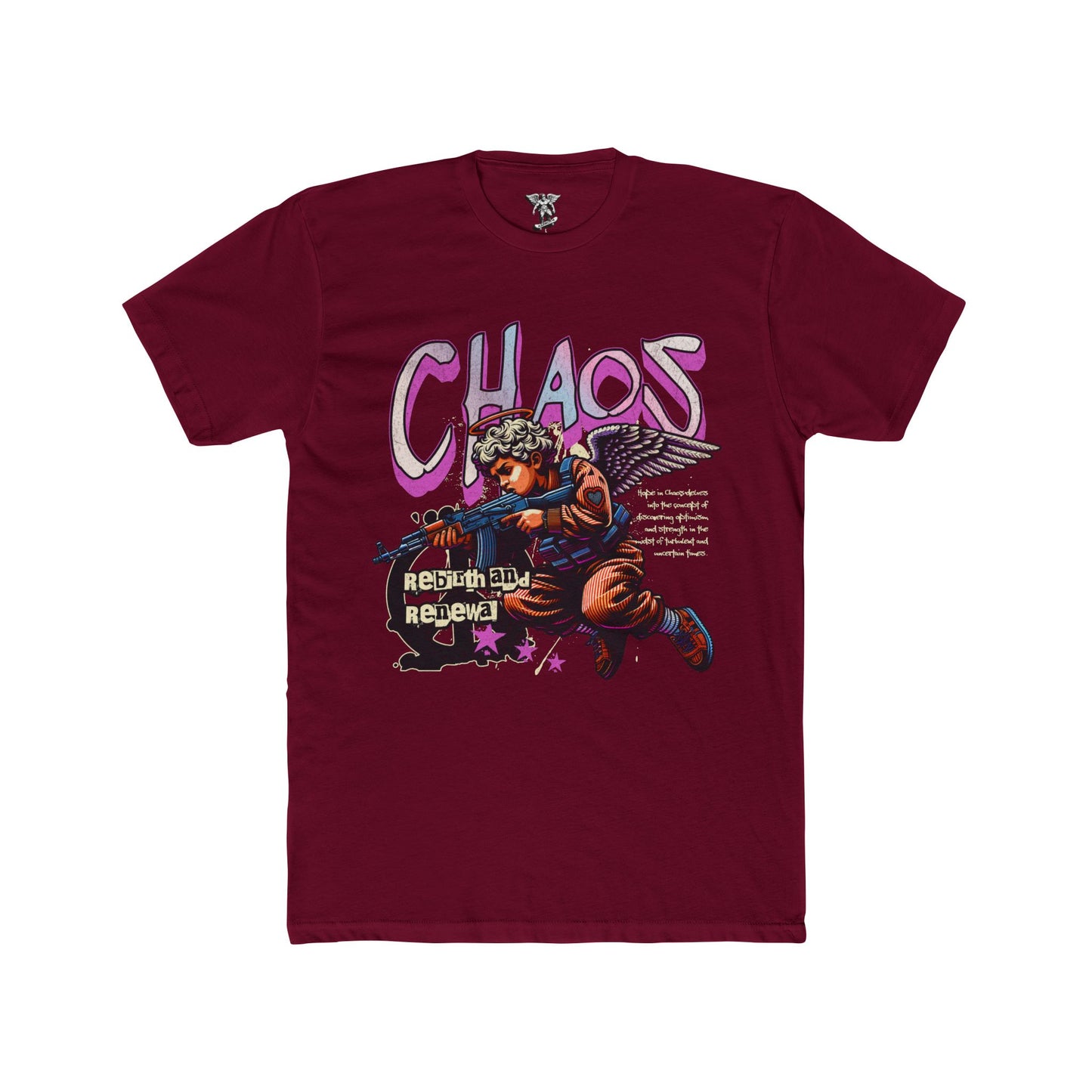 Chaos Graphic Tee — Casual Streetwear Shirt for Men & Women