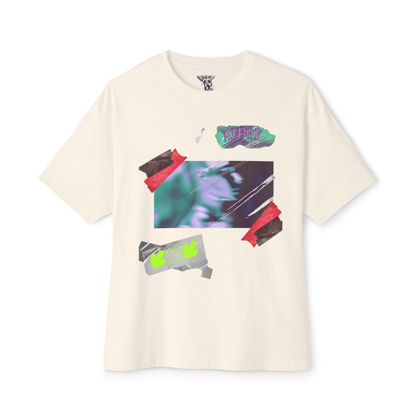 Oversized Tee with AZBOY44 Design