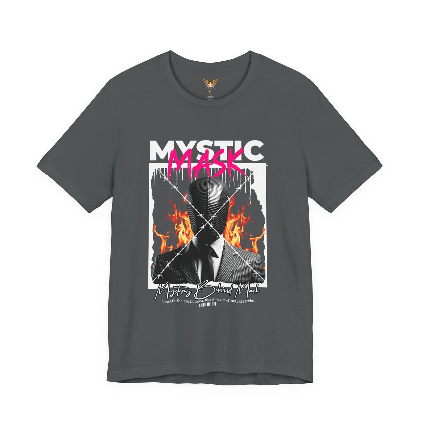 Unisex Graphic Tee with 'MASK' Design - Perfect for Halloween and Movie Nights