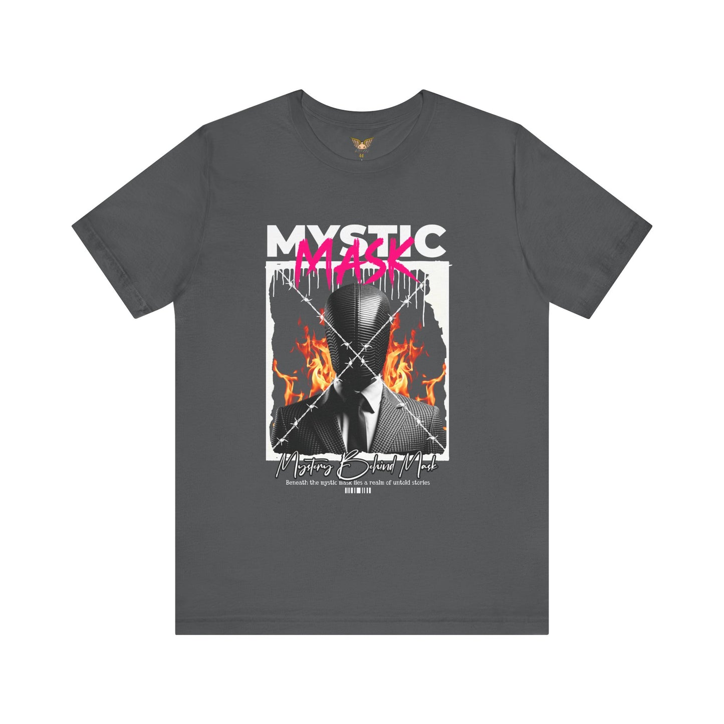 Unisex Graphic Tee with 'MASK' Design - Perfect for Halloween and Movie Nights