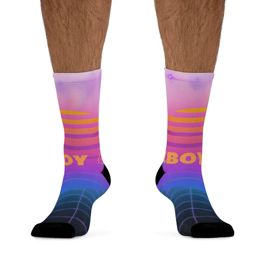 AZBOY44 Digital world (Recycled Poly Socks)