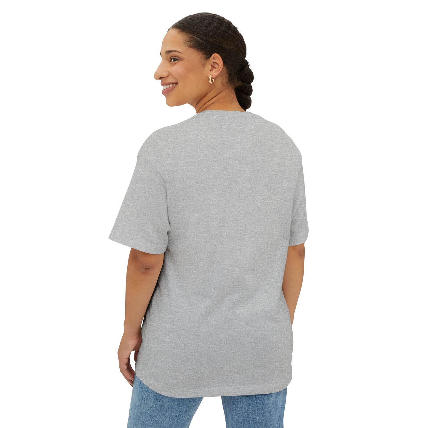 Whimsical Bear Oversized Tee — Cute Bear Graphic Boxy T-Shirt