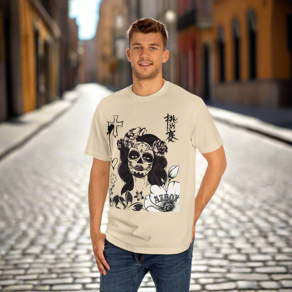 Day of the Dead Skull T-Shirt - Classic AZBOY Tee