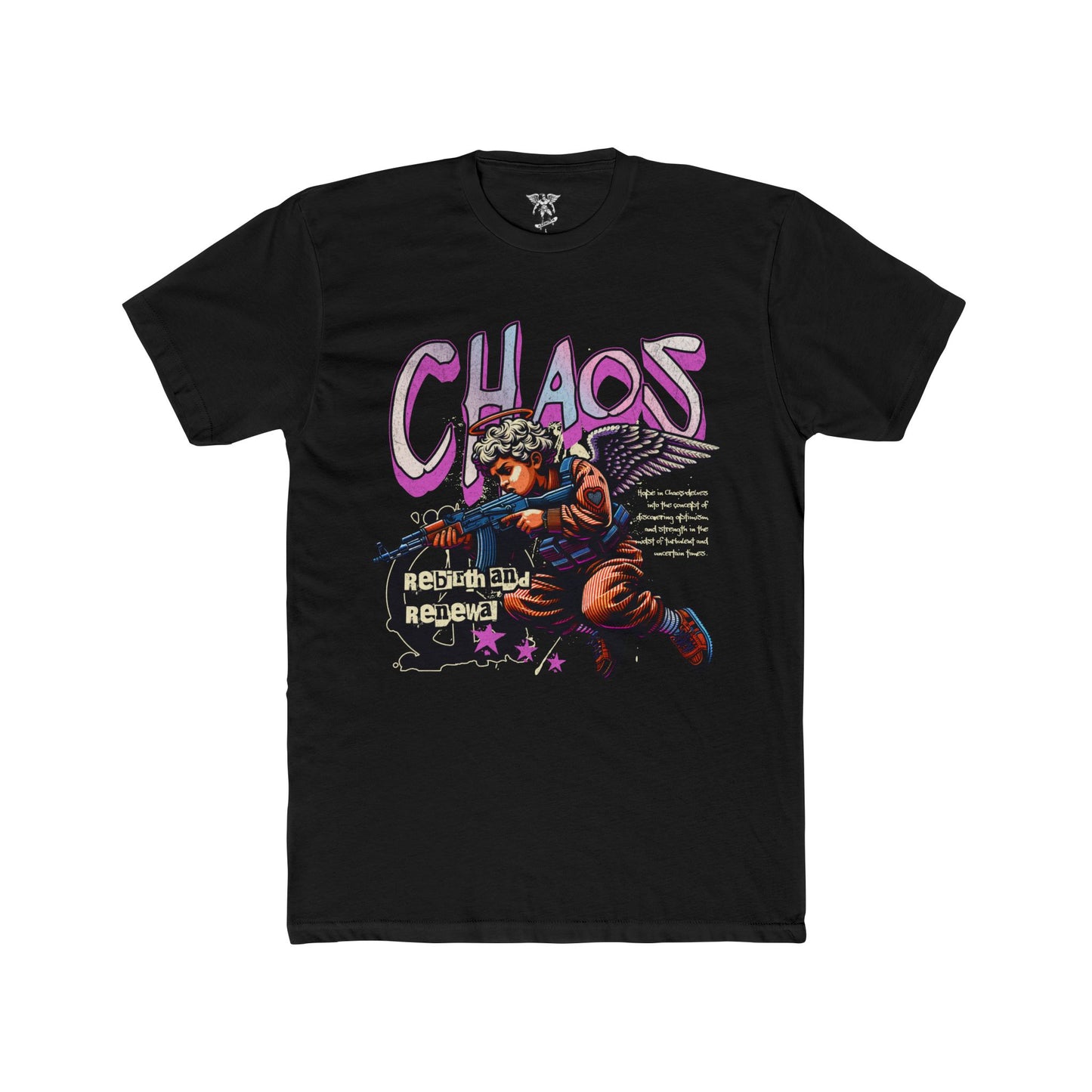 Chaos Graphic Tee — Casual Streetwear Shirt for Men & Women