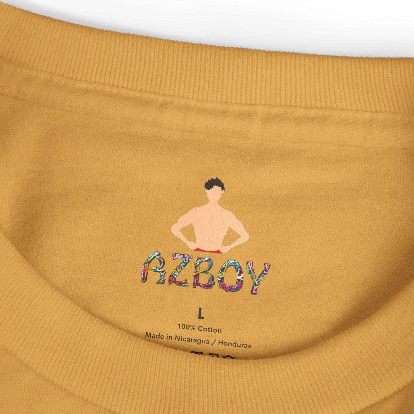 AZBOY44 Art WorkGarment-Dyed Heavyweight Cotton Tee