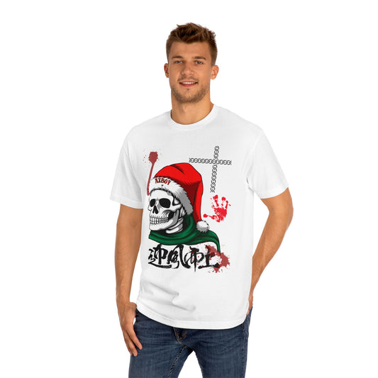 Christmas Skull Unisex Classic Tee - Festive Holiday Graphic Shirt