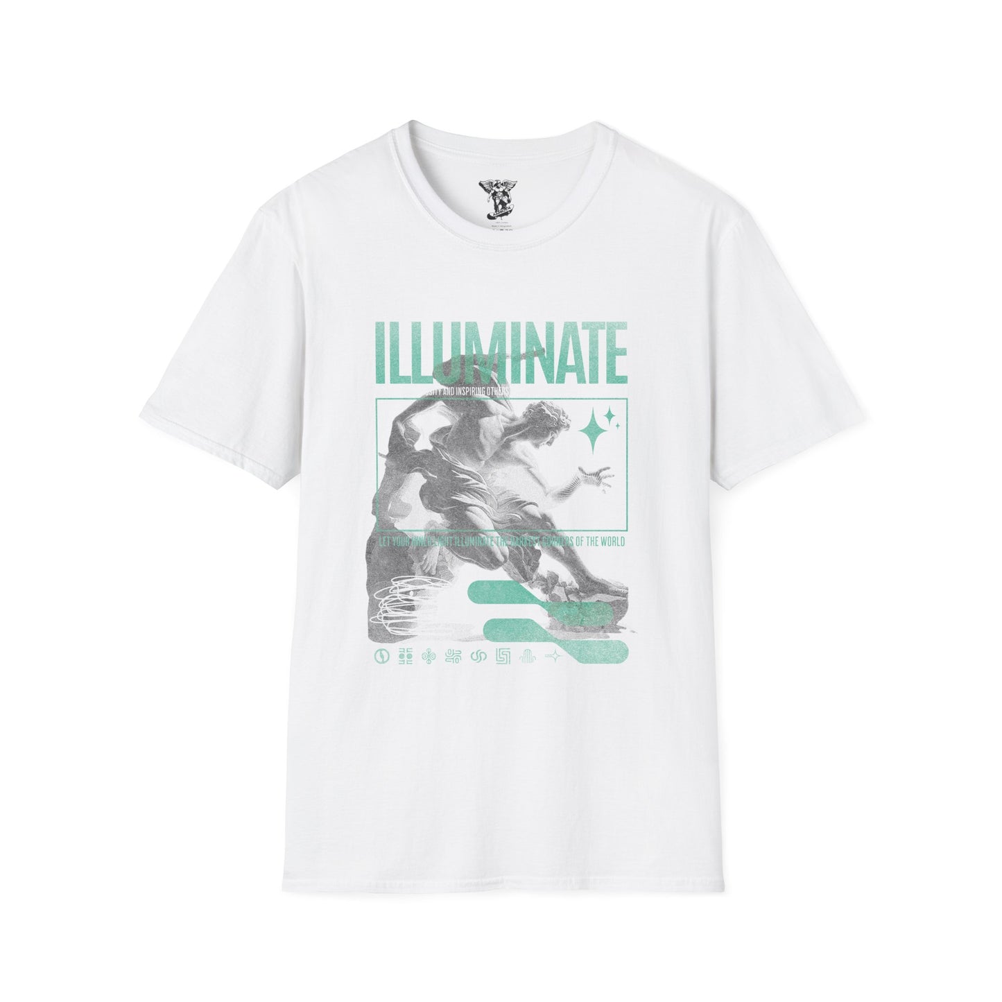 Illuminate Surfer Graphic T-Shirt — Coastal Surf & Skate Vibe