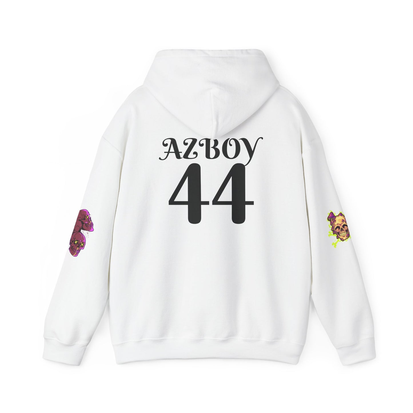 Floral Unisex Hooded Sweatshirt - Artistic Streetwear Gift for Him/Her