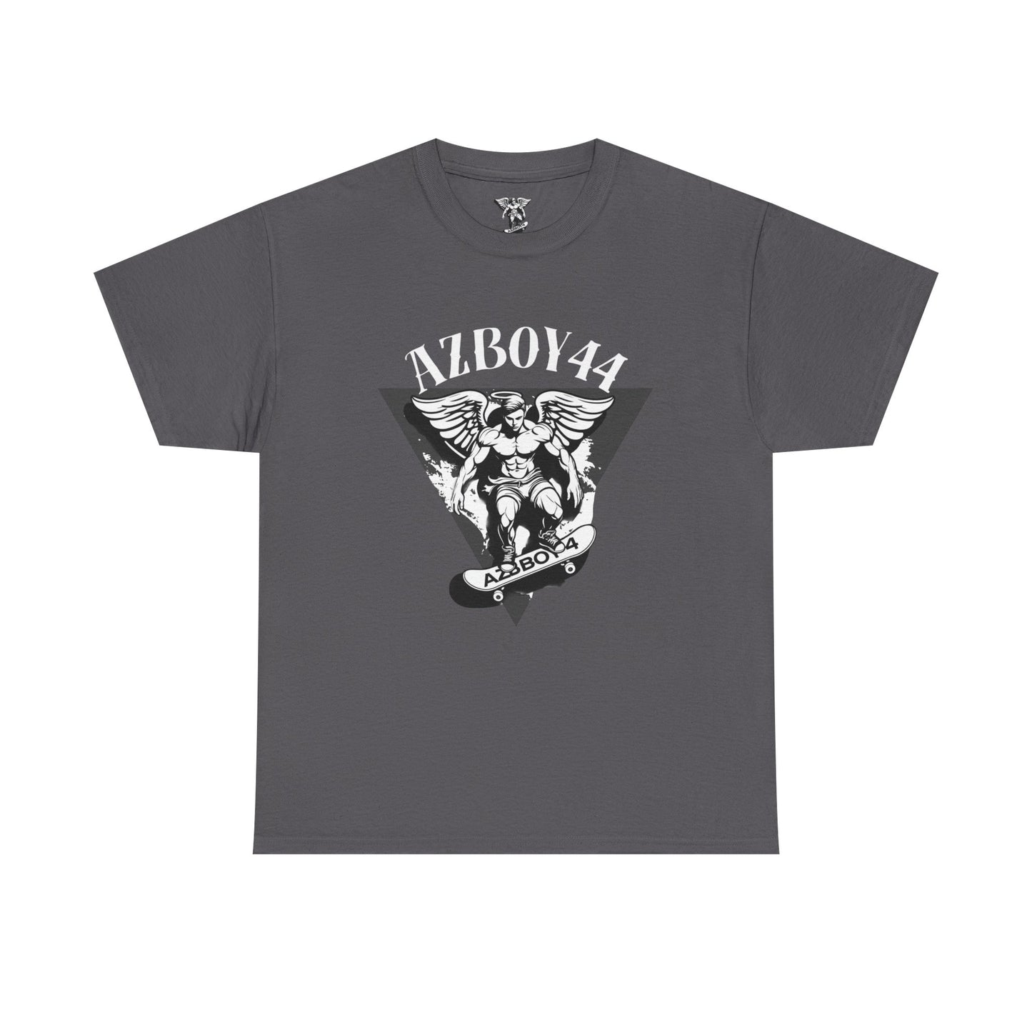 Angel Skateboard Graphic Tee — AZBOY44 Vintage Skate Shirt
