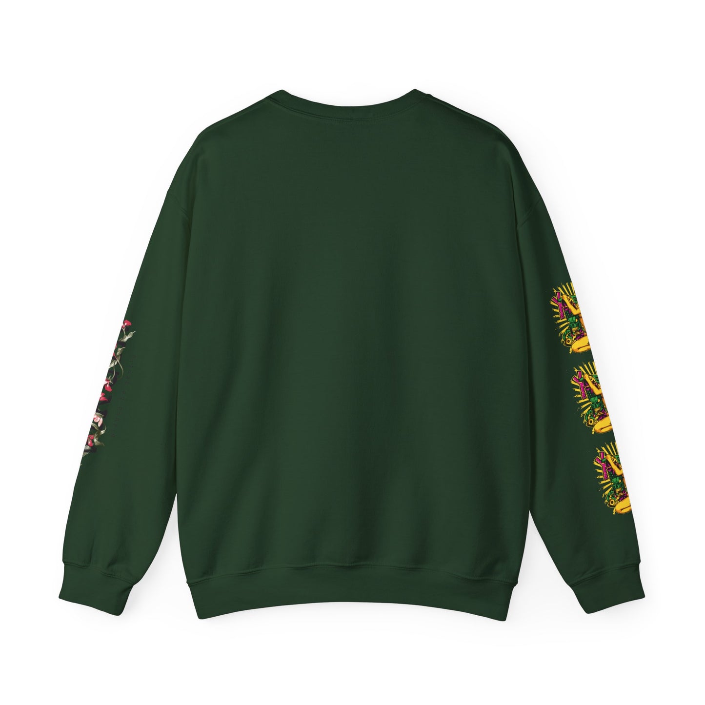 Vintage Tattoo Art Crewneck Sweatshirt - Retro Graphic Design for Art Lovers