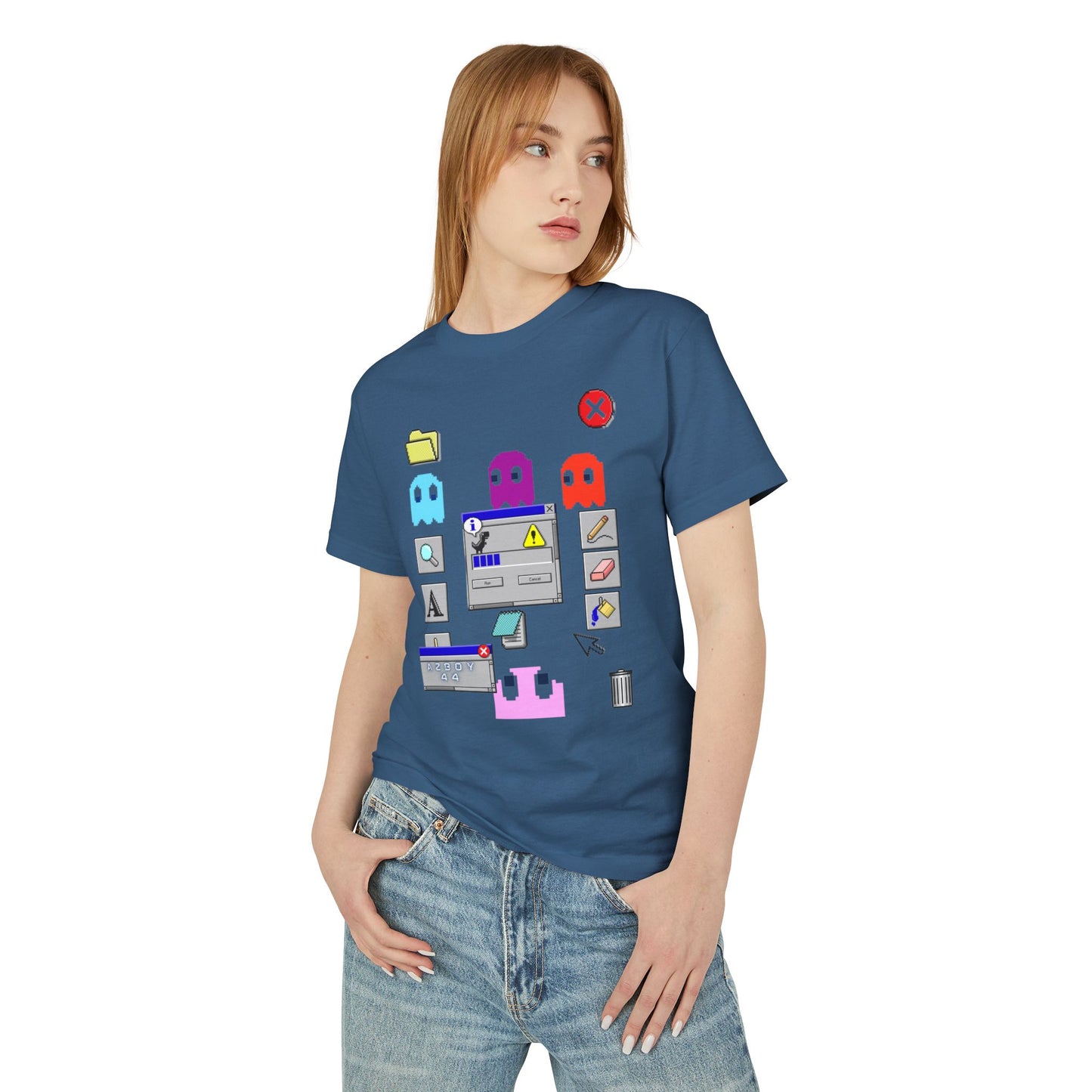 Retro Video Game Tee — Classic Gamer Heavyweight Cotton T-Shirt