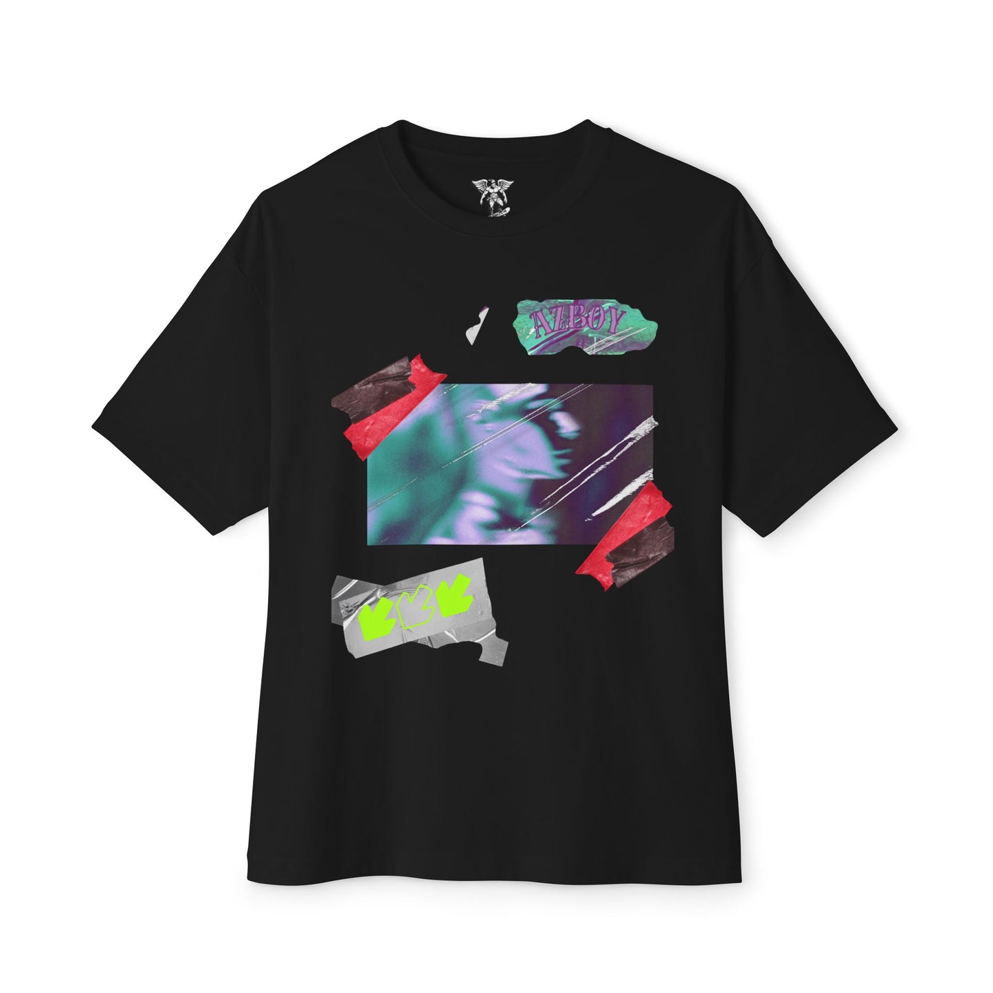 Oversized Tee with AZBOY44 Design
