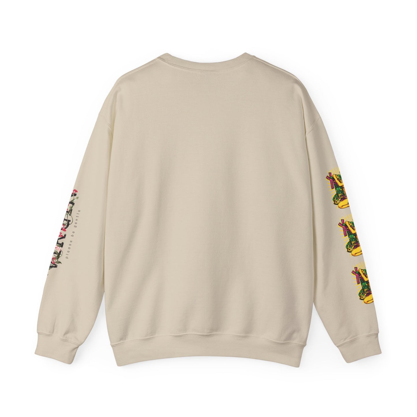 Vintage Tattoo Art Crewneck Sweatshirt - Retro Graphic Design for Art Lovers