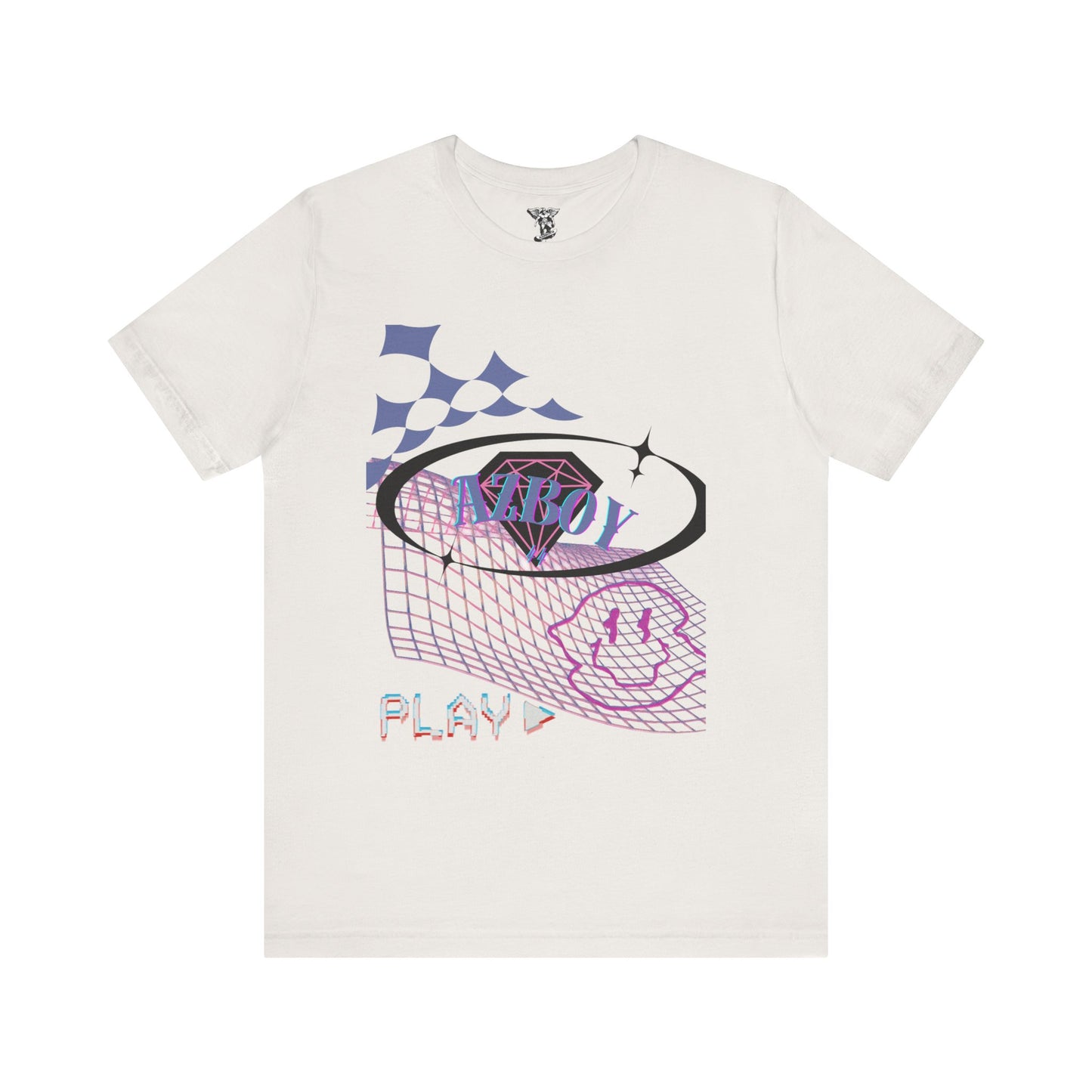 Retro 'AZBOY' Graphic Tee — Vintage-Inspired Jersey T-Shirt
