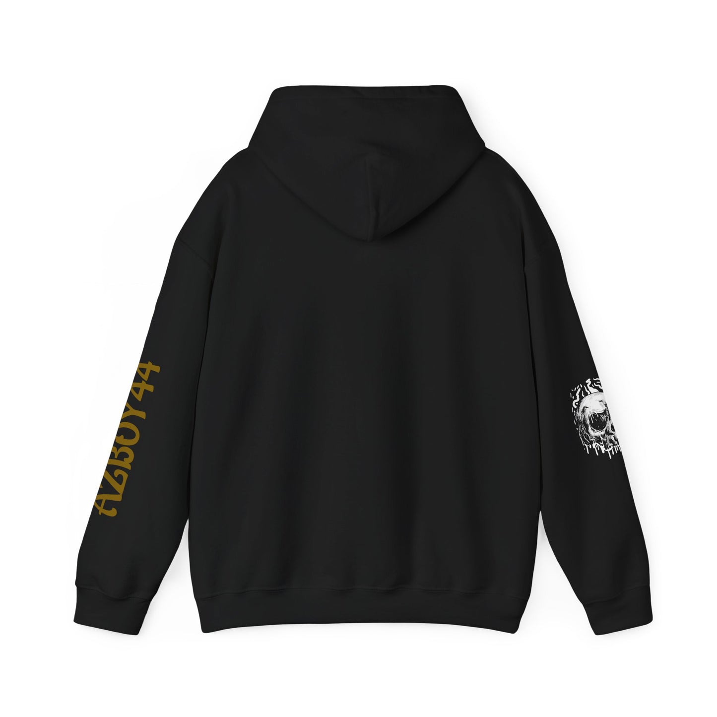 Edgy KING Skull Hoodie - Unisex Heavy Blend Sweatshirt for Statement Style, Streetwear, Festival Fashion