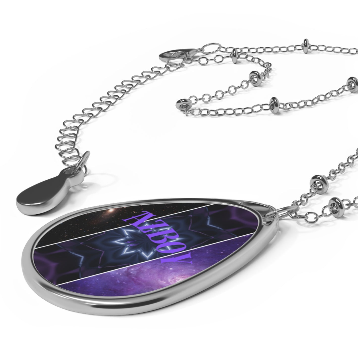 AZBOY44 Space (Oval Necklace)