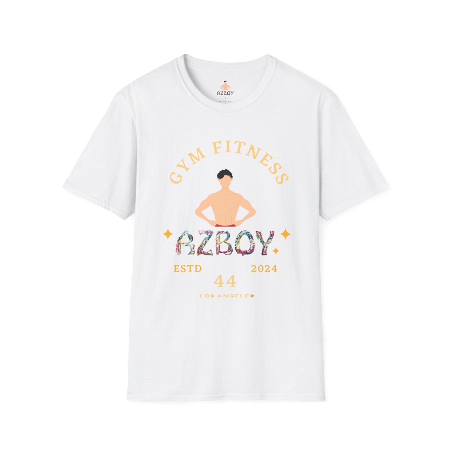 AZBOY44 Gym Fitness Softstyle T-Shirt