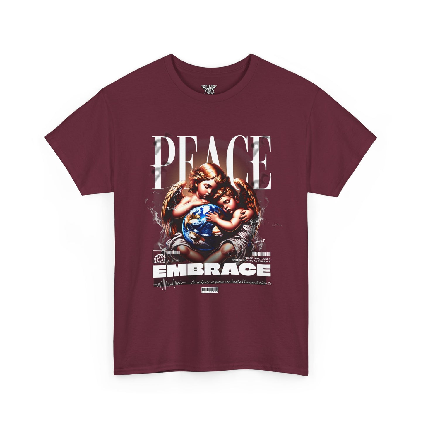 Peace Embrace Graphic T-Shirt — Peace & Love Tee