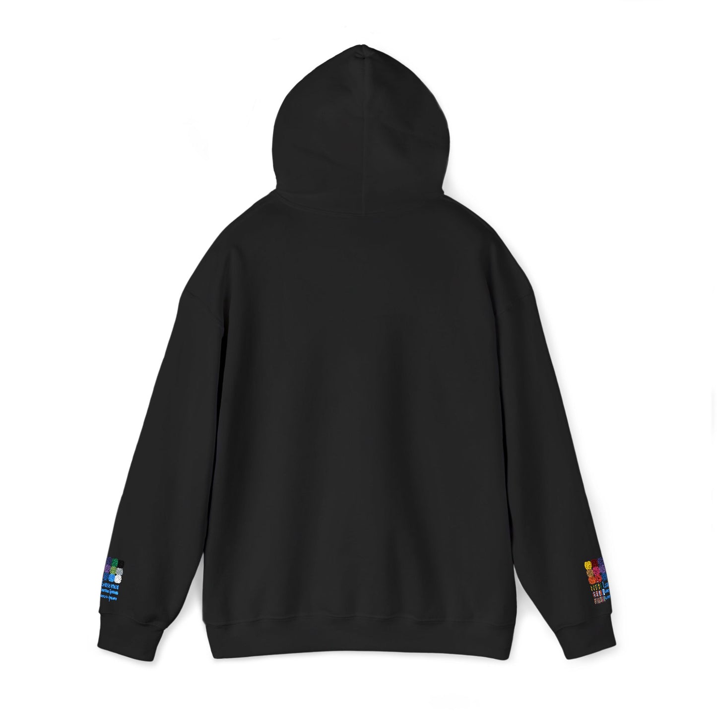 Floral Deer Chest Hoodie — Minimal Botanical Buck Graphic Sweatshirt