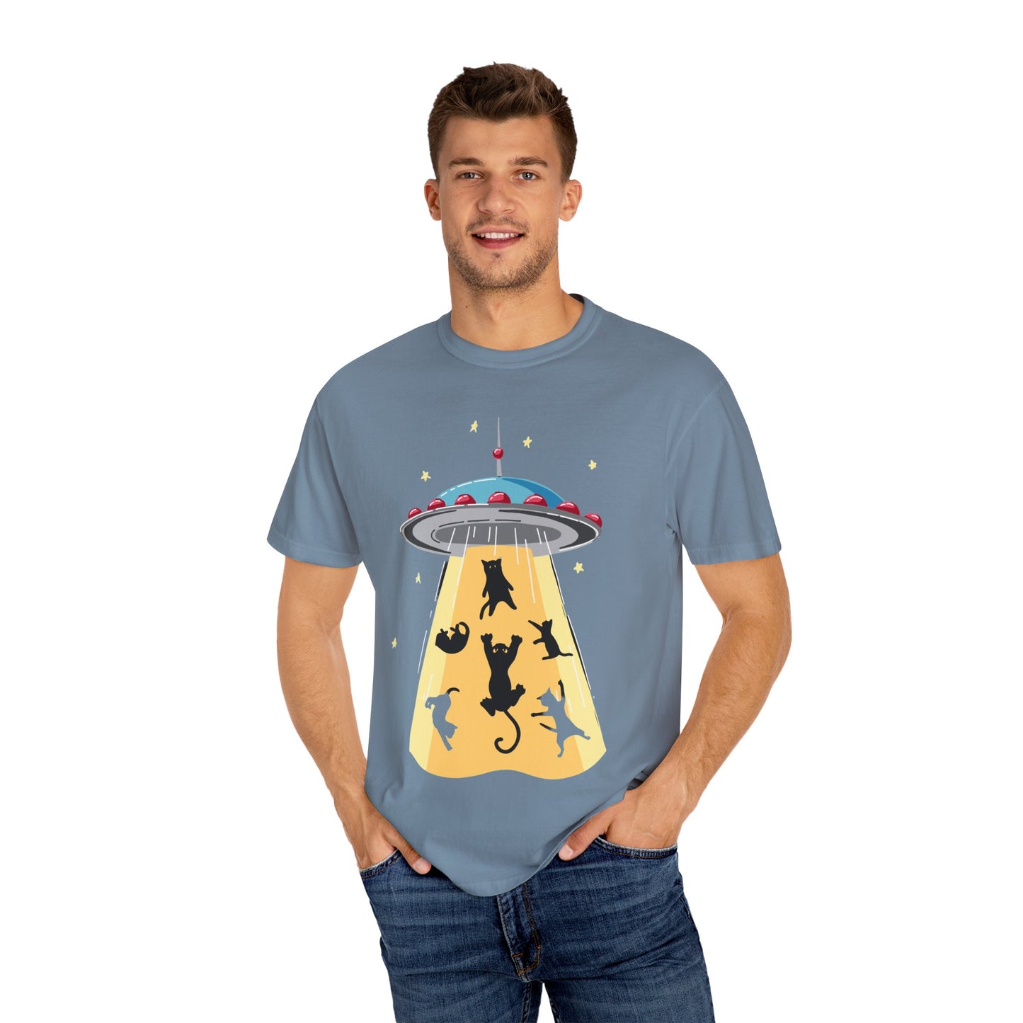 UFO Cats (Garment-Dyed T-shirt)