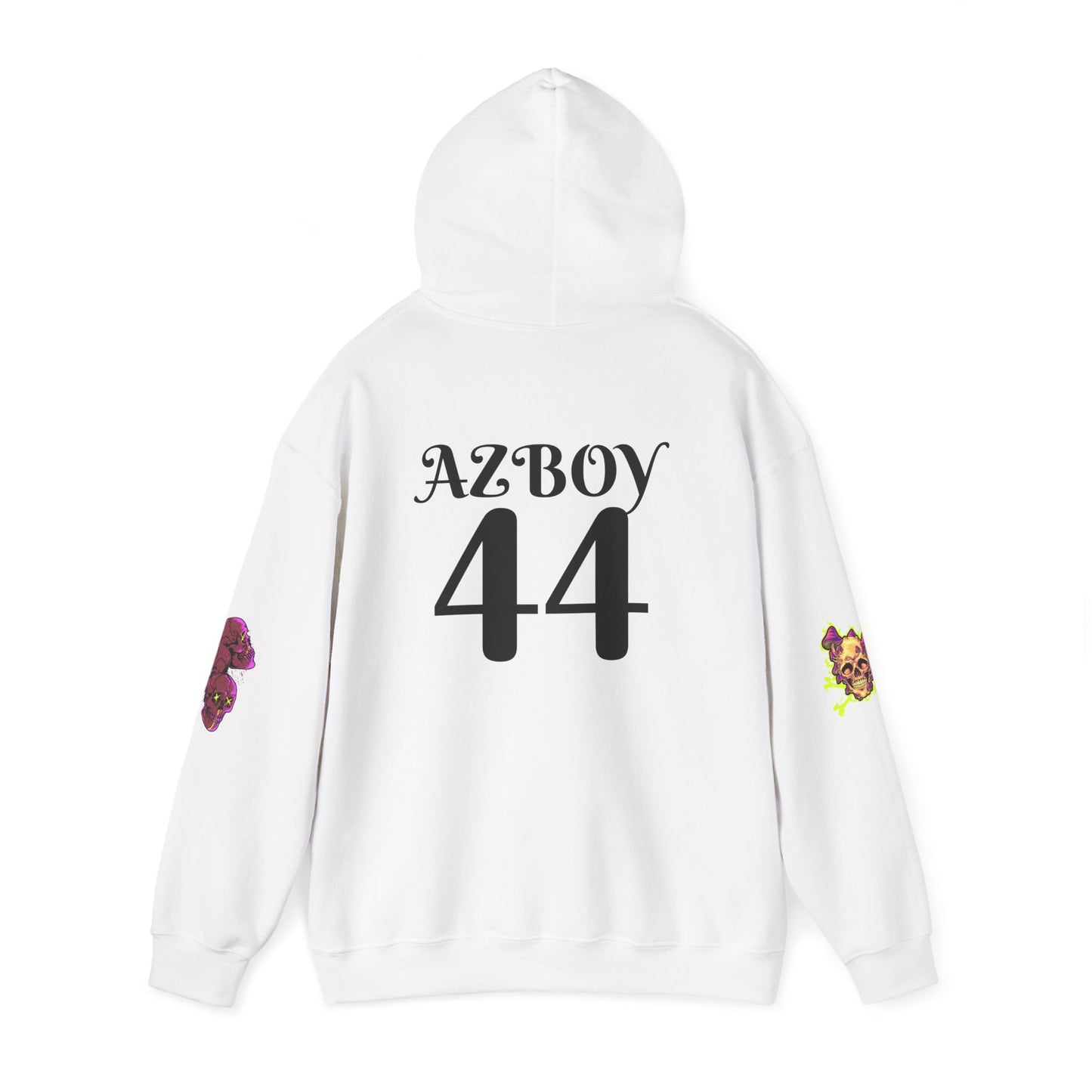 Floral Unisex Hooded Sweatshirt - Artistic Streetwear Gift for Him/Her