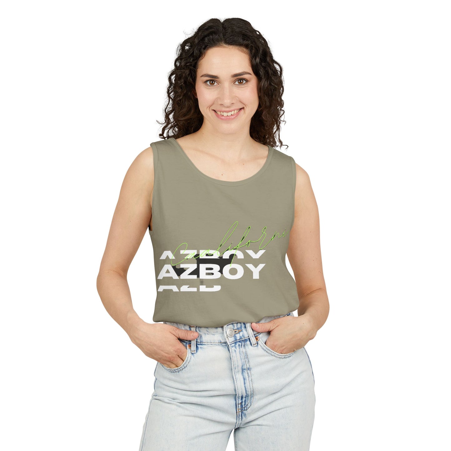 AZBOY (Garment-Dyed Tank Top)