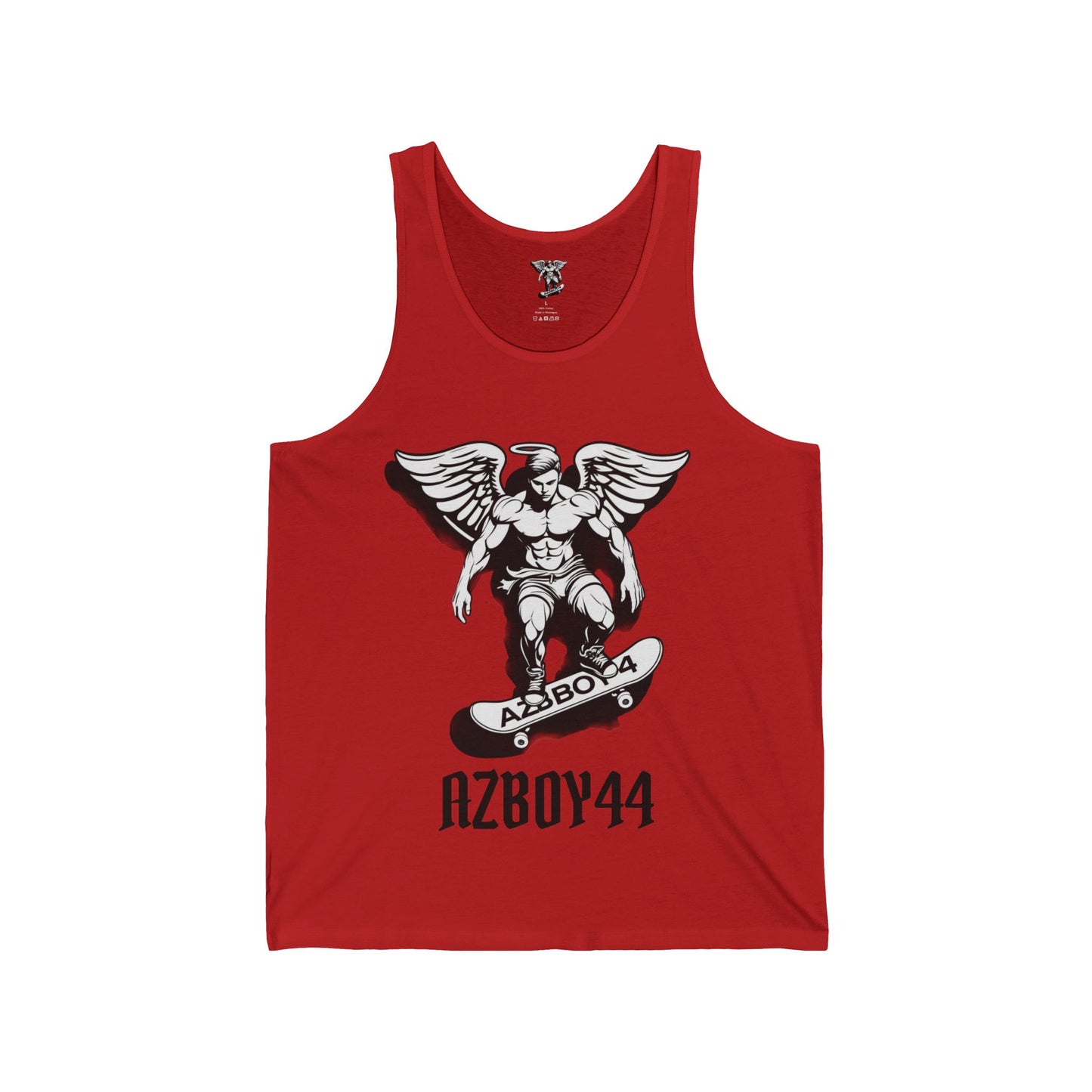 AZBOY44 Skateboarder Graphic Tank