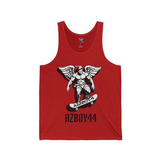 AZBOY44 Skateboarder Graphic Tank
