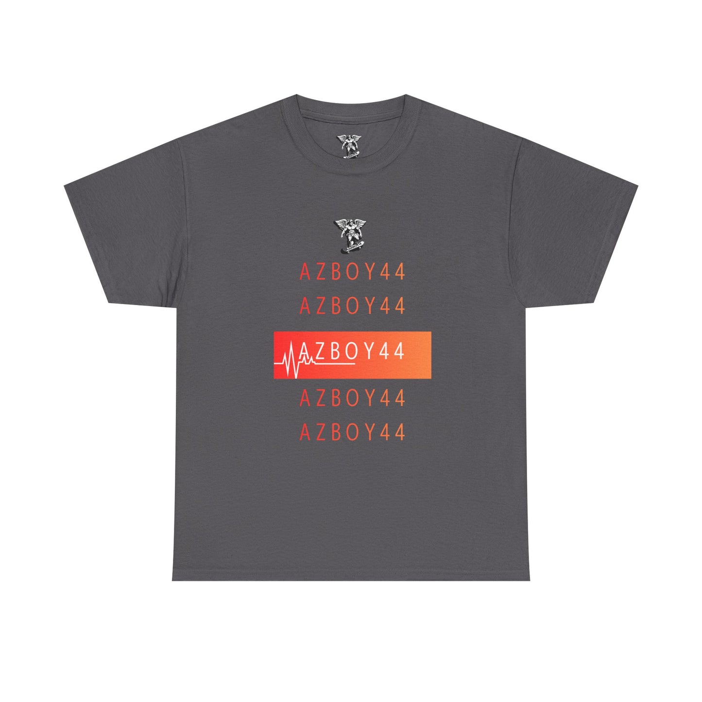 AZBOY44 Graphic Tee — Red Logo T-Shirt