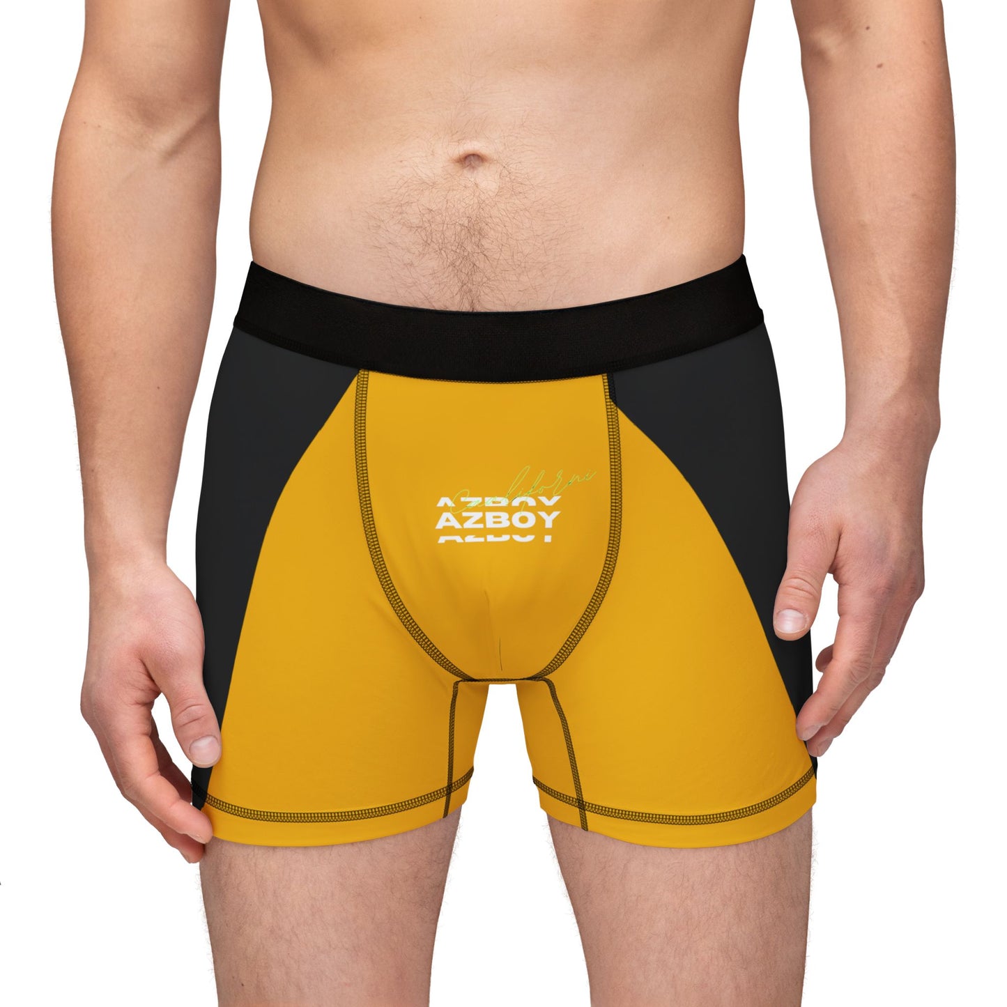 AZBOY Black & Yellow (Men's Boxers)