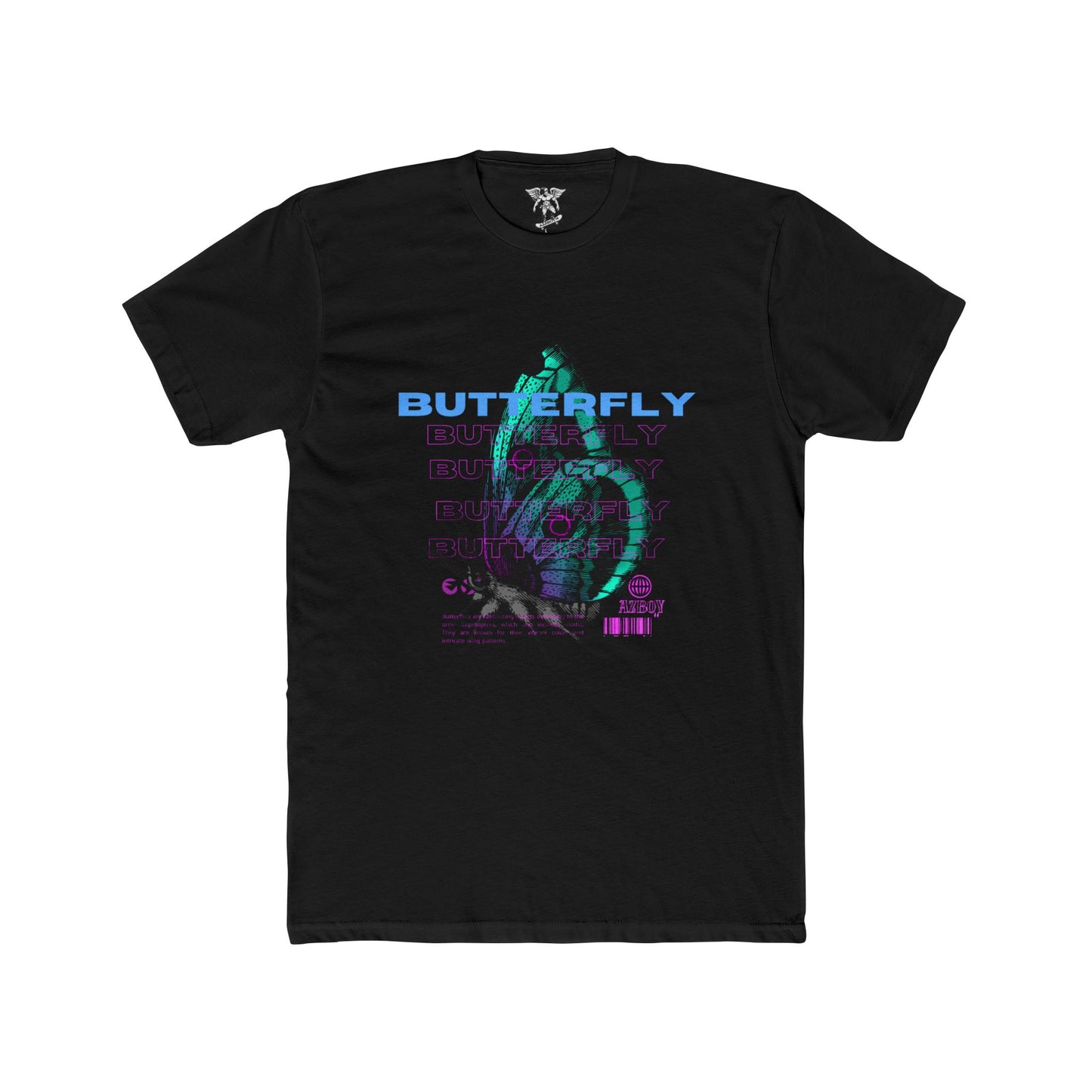 Butterfly Graphic Tee — AZBOY44 Unisex Cotton Crew