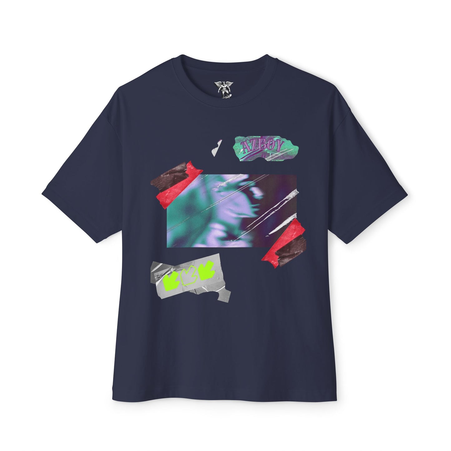 Oversized Tee with AZBOY44 Design