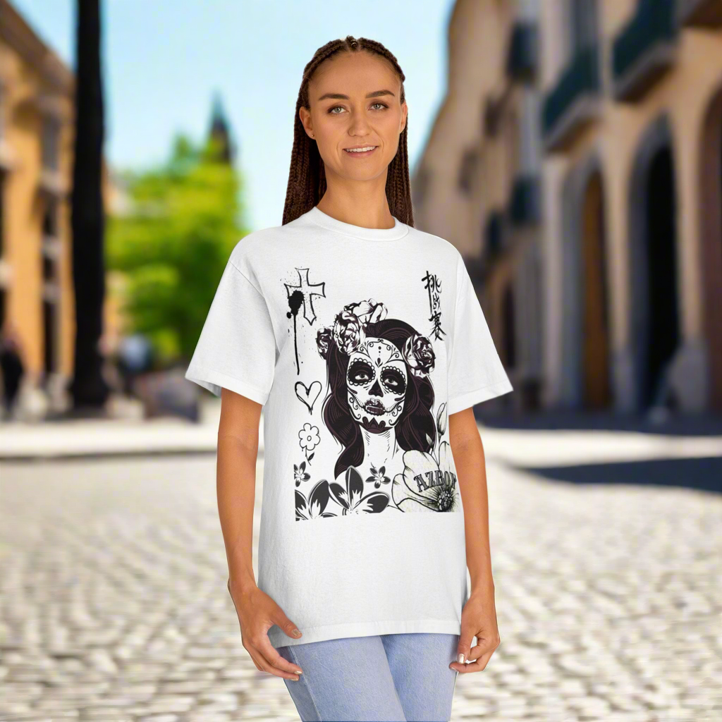 Day of the Dead Skull T-Shirt - Classic AZBOY Tee